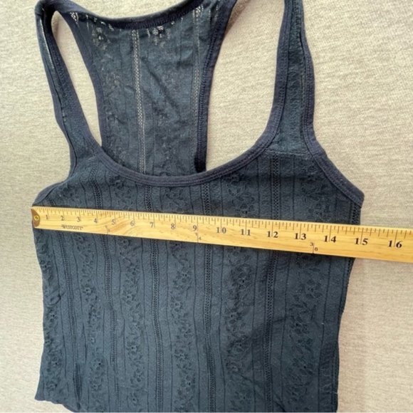 Hollister Blue Racer Back Tank Top - Picture 5 of 6